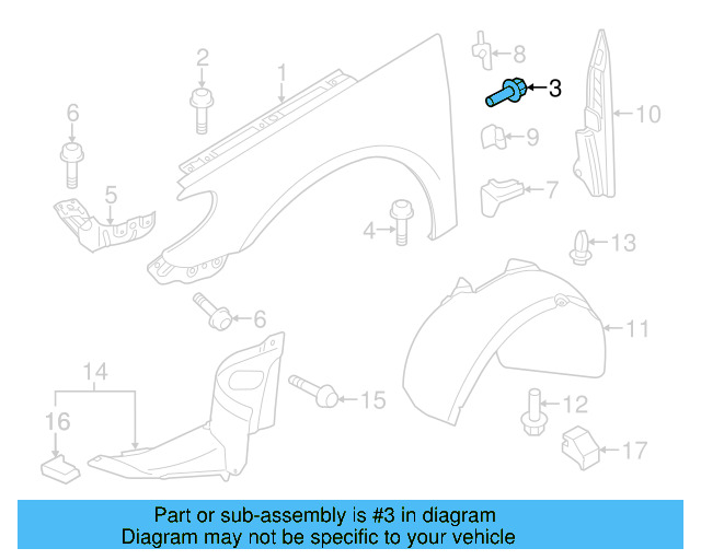 Fender Bolt N-100-091-10 - View 42