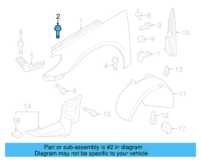 Fender Bolt N-100-091-10 - View 43