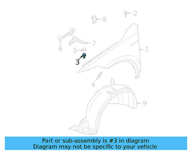 Fender Bolt N-100-091-10 - View 45