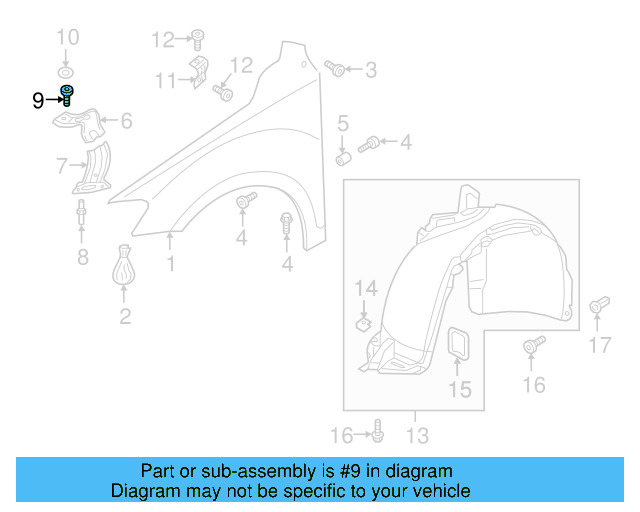 Fender Bolt N-100-091-10 - View 46