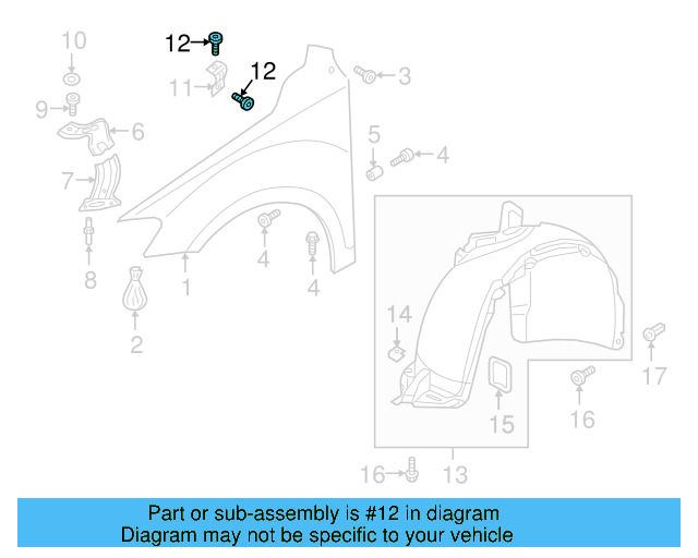 Fender Bolt N-100-091-10 - View 47
