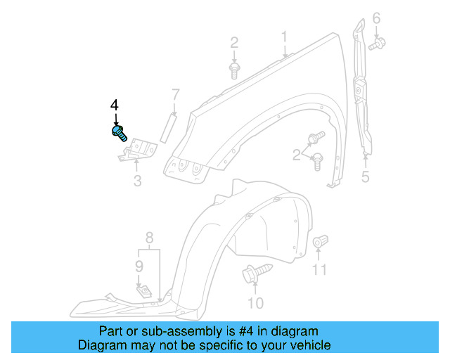 Fender Bolt N-100-091-10 - View 51