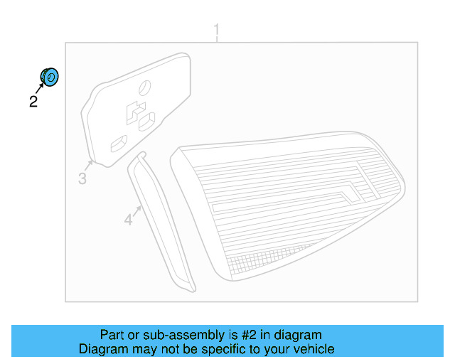 Backup Lamp Assembly Nut N-100-173-04 - View 50