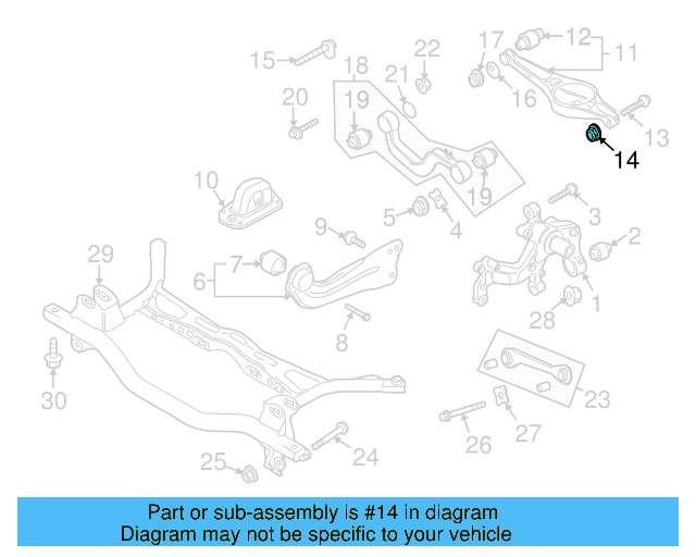 Lower Control Arm Lock Nut N-101-064-02 - View 190
