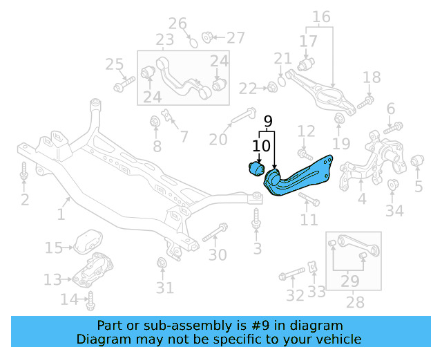 Lower Control Arm Lock Nut N-101-064-02 - View 24