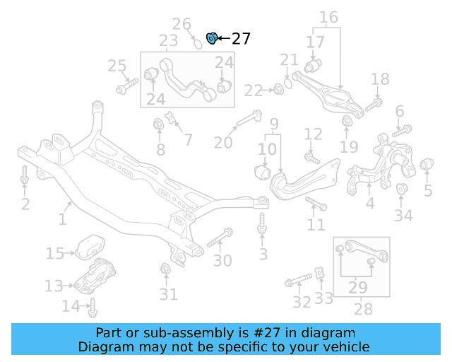 Lower Control Arm Lock Nut N-101-064-02 - View 20