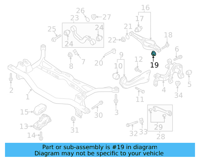 Lower Control Arm Lock Nut N-101-064-02 - View 17