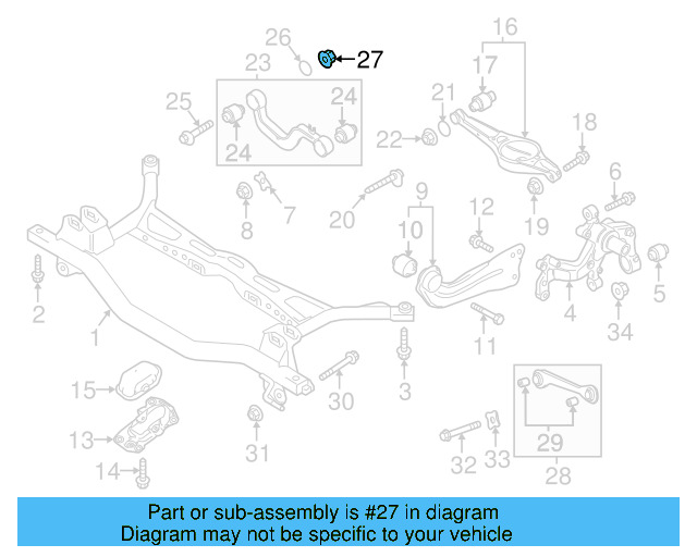 Lower Control Arm Lock Nut N-101-064-02 - View 57