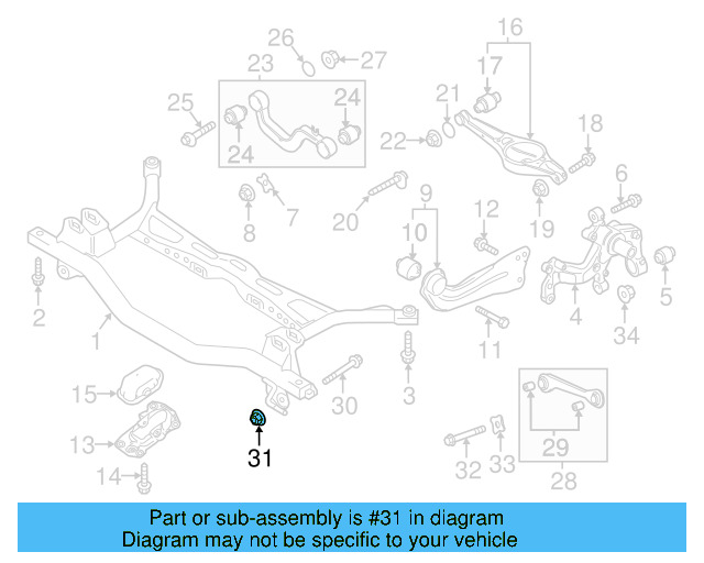 Lower Control Arm Lock Nut N-101-064-02 - View 58