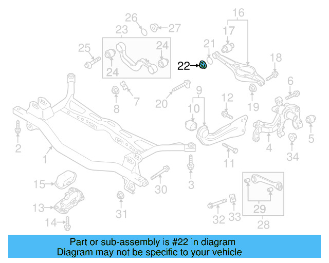 Lower Control Arm Lock Nut N-101-064-02 - View 56