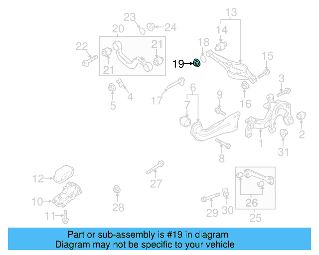 Lower Control Arm Lock Nut N-101-064-02 - View 98