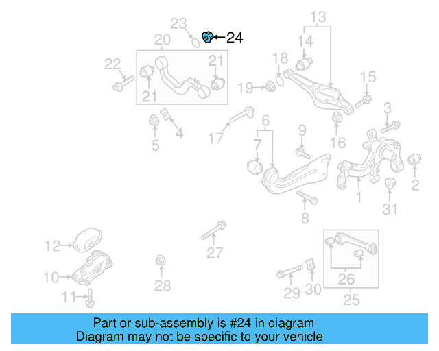 Lower Control Arm Lock Nut N-101-064-02 - View 99