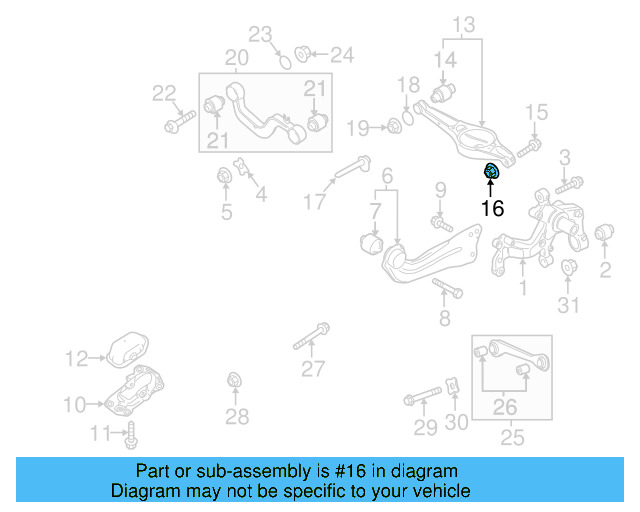 Lower Control Arm Lock Nut N-101-064-02 - View 97