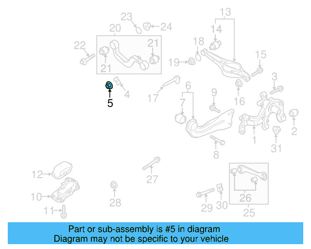 Lower Control Arm Lock Nut N-101-064-02 - View 12