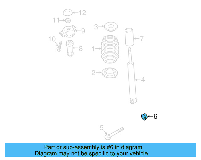 Lower Control Arm Lock Nut N-101-064-02 - View 67