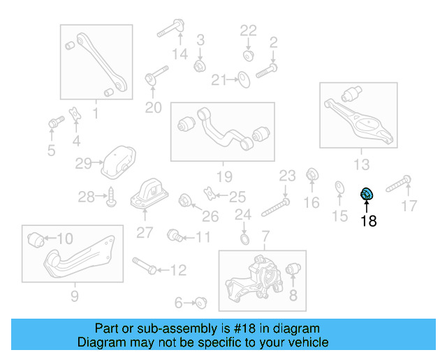 Lower Control Arm Lock Nut N-101-064-02 - View 178