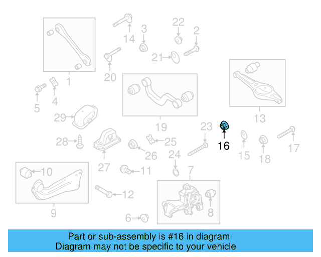 Lower Control Arm Lock Nut N-101-064-02 - View 172