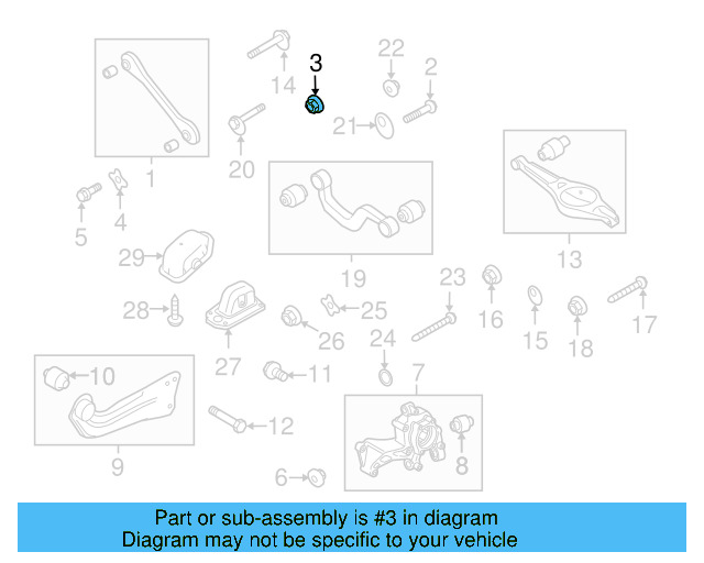 Lower Control Arm Lock Nut N-101-064-02 - View 175