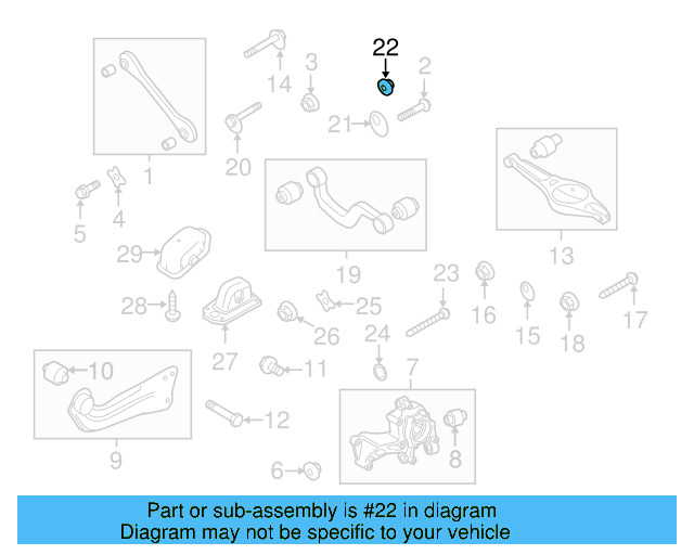 Lower Control Arm Lock Nut N-101-064-02 - View 174