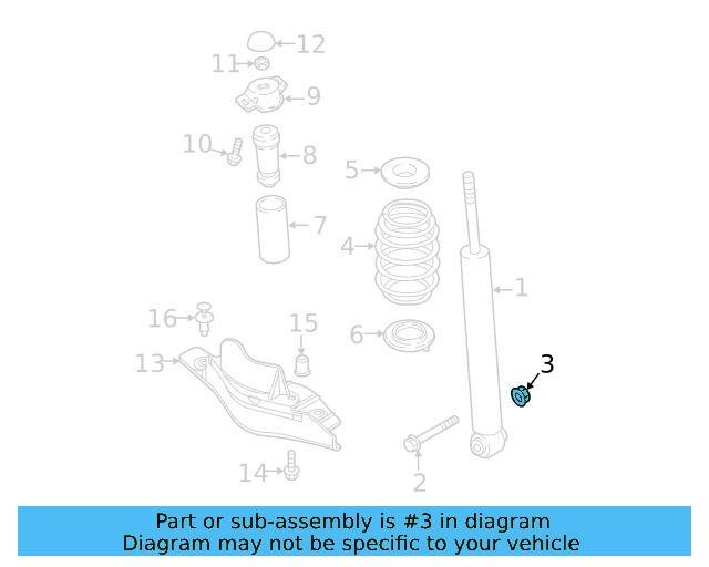 Lower Control Arm Lock Nut N-101-064-02 - View 82