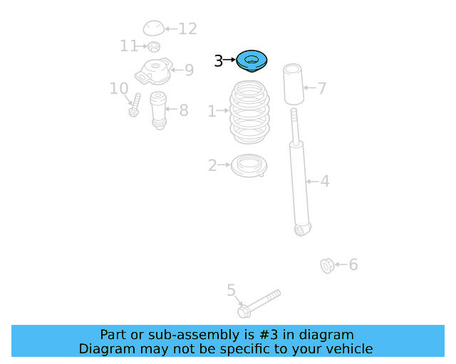 Lower Control Arm Lock Nut N-101-064-02 - View 7