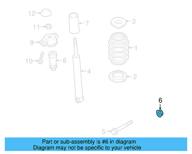 Lower Control Arm Lock Nut N-101-064-02 - View 16