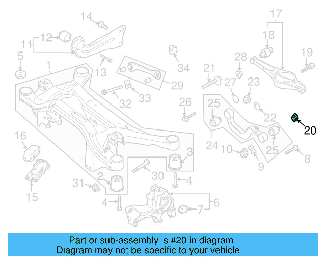 Lower Control Arm Lock Nut N-101-064-02 - View 152
