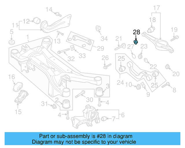 Lower Control Arm Lock Nut N-101-064-02 - View 157