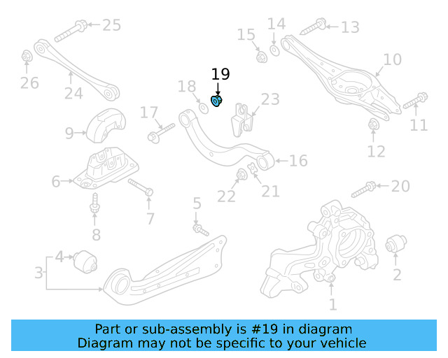 Lower Control Arm Lock Nut N-101-064-02 - View 148