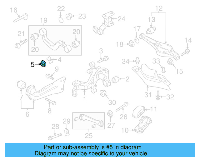 Lower Control Arm Lock Nut N-101-064-02 - View 64