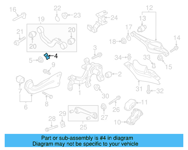 Lower Control Arm Lock Nut N-101-064-02 - View 124