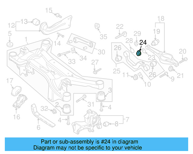 Lower Control Arm Lock Nut N-101-064-02 - View 92