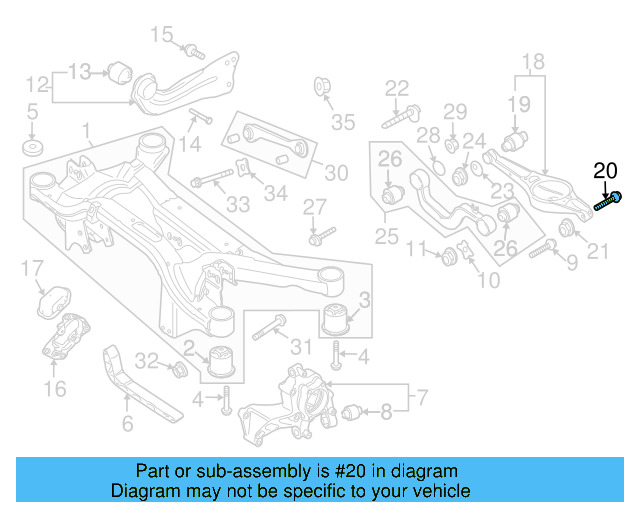 Lower Control Arm Lock Nut N-101-064-02 - View 13