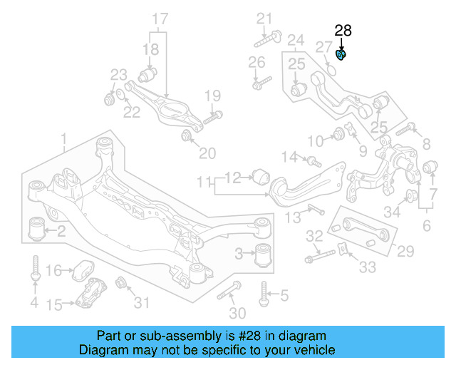 Lower Control Arm Lock Nut N-101-064-02 - View 39