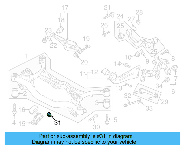 Lower Control Arm Lock Nut N-101-064-02 - View 41
