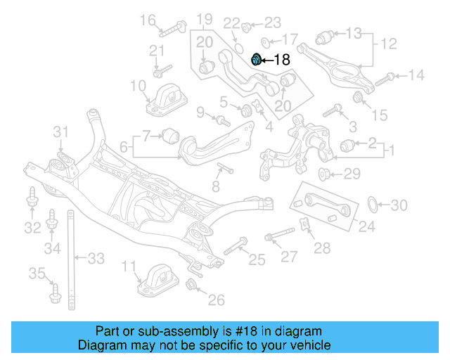 Lower Control Arm Lock Nut N-101-064-02 - View 104