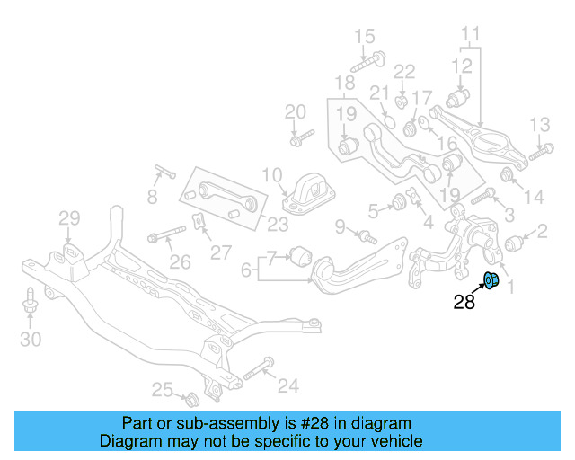 Lower Control Arm Lock Nut N-101-064-02 - View 182