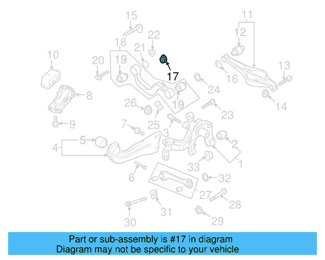 Lower Control Arm Lock Nut N-101-064-02 - View 201