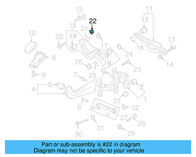 Lower Control Arm Lock Nut N-101-064-02 - View 198
