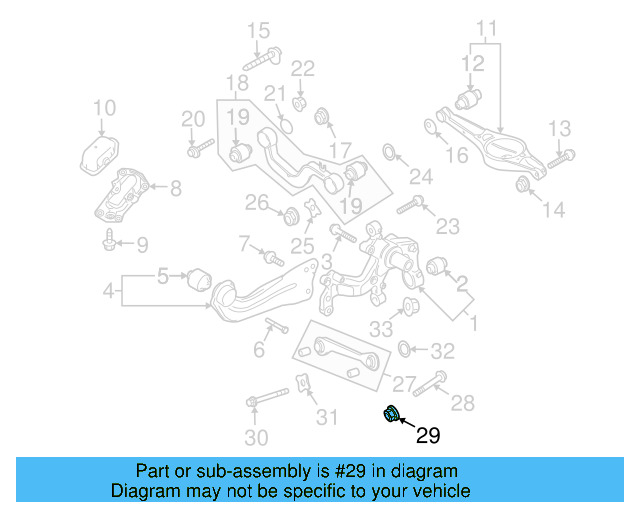 Lower Control Arm Lock Nut N-101-064-02 - View 200