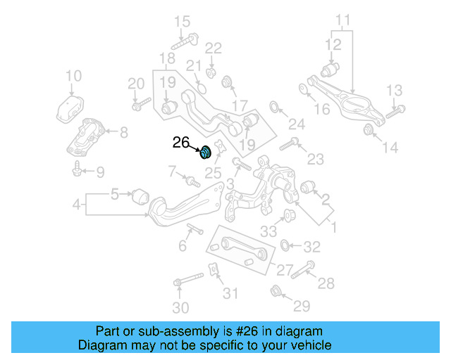Lower Control Arm Lock Nut N-101-064-02 - View 199