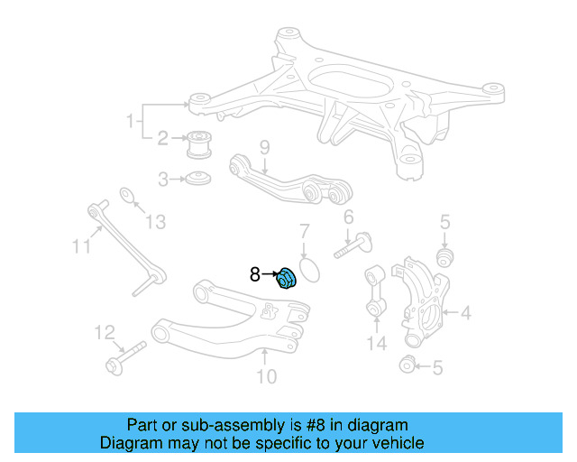 Lower Control Arm Lock Nut N-101-064-02 - View 112