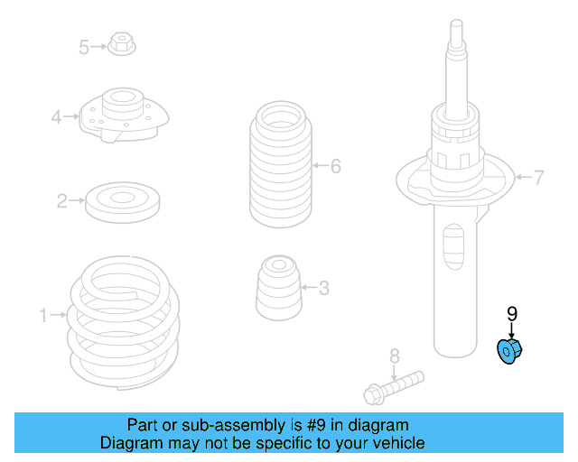 Lower Control Arm Lock Nut N-101-064-02 - View 34