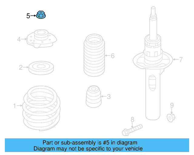 Lower Control Arm Lock Nut N-101-064-02 - View 11