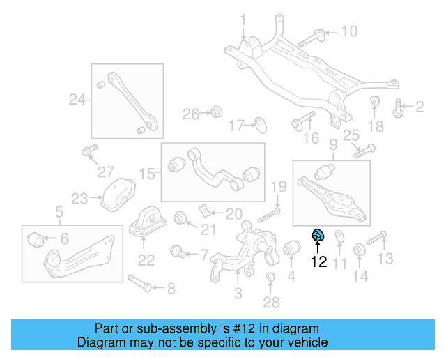 Lower Control Arm Lock Nut N-101-064-02 - View 143