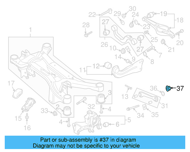 Lower Control Arm Lock Nut N-101-064-02 - View 68