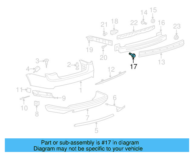 Impact Bar Bolt N-905-818-04 - View 44