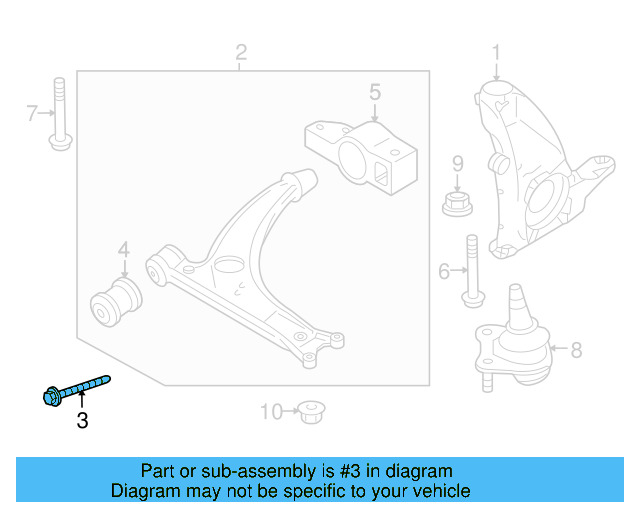 Impact Bar Bolt N-101-410-03 - View 18