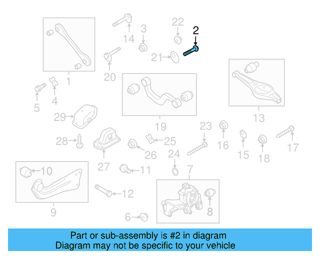 Tie Rod Assembly Mount Bolt N-102-112-02 - View 49