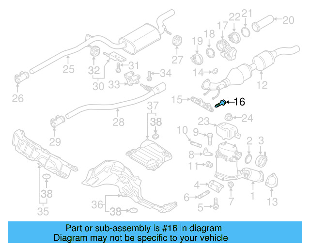 Steering Column Mount Bolt N-102-400-03